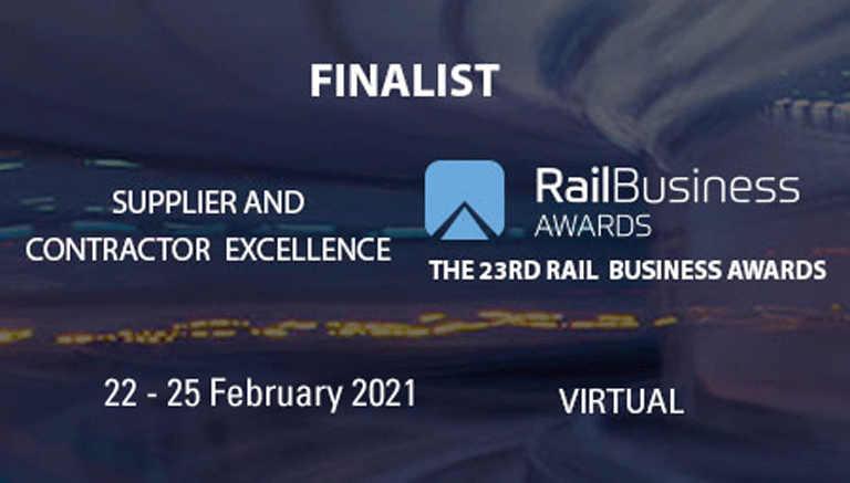 TTS named as a finalist in 2021 Rail Business Awards